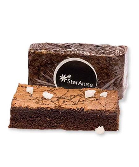 Caramel Sea Salt Brownies from Star Anise by Chef Anees Khan | Desserts | Order online for home delivery | Best Bakery in Mumbai