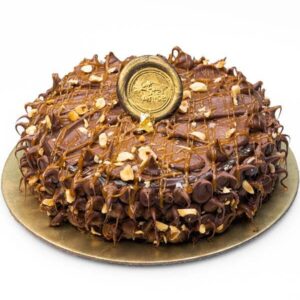 Hazelnut Caramel Sea Salt Gateaux from the Best Bakery in Mumbai- Star Anise Patisserie | Signature cake | Order online