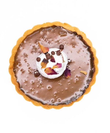 Chocolate Sea Salt Caramel Tart from Star Anise the Best Bakery in Mumbai by Chef Anees Khan | Order online for home delivery