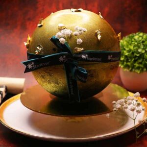 Golden Caramel & Sea Salt Chocolate Pinata Ball 1