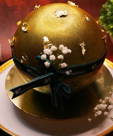 Golden Caramel & Sea Salt Chocolate Pinata Ball 2