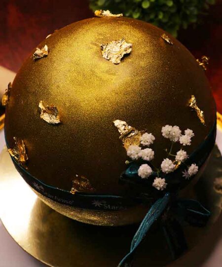 Golden Caramel & Sea Salt Chocolate Pinata Ball 3