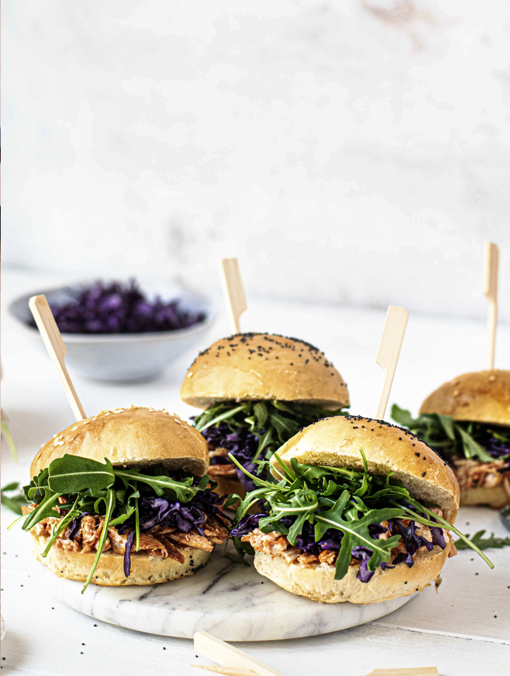 Chicken Chettinad Brioche Bun