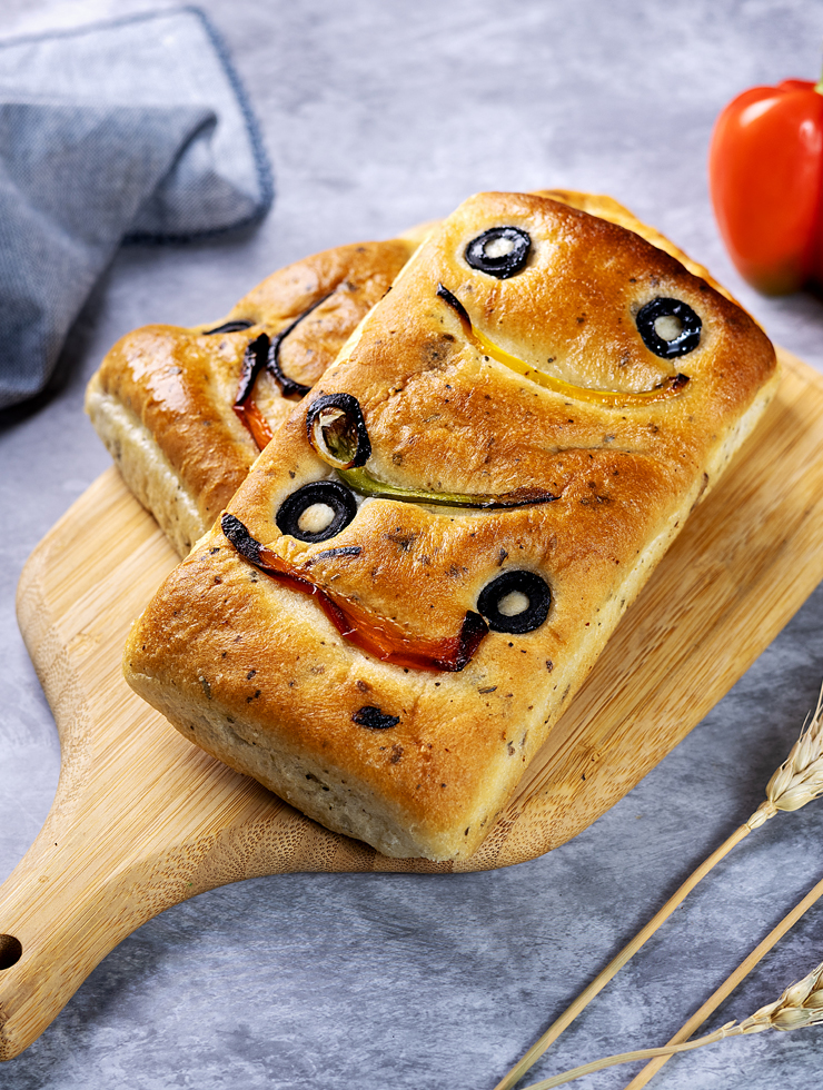 Mixed Pepper Focaccia