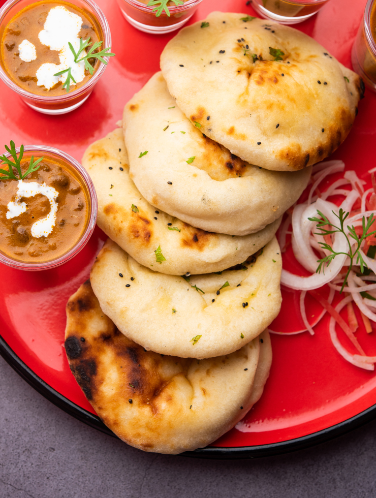 Plain Methi Haldi Kulcha Bread