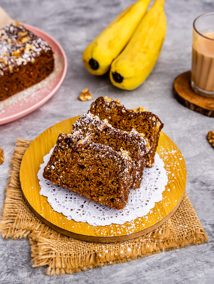 Banana Walnut Tea Cake