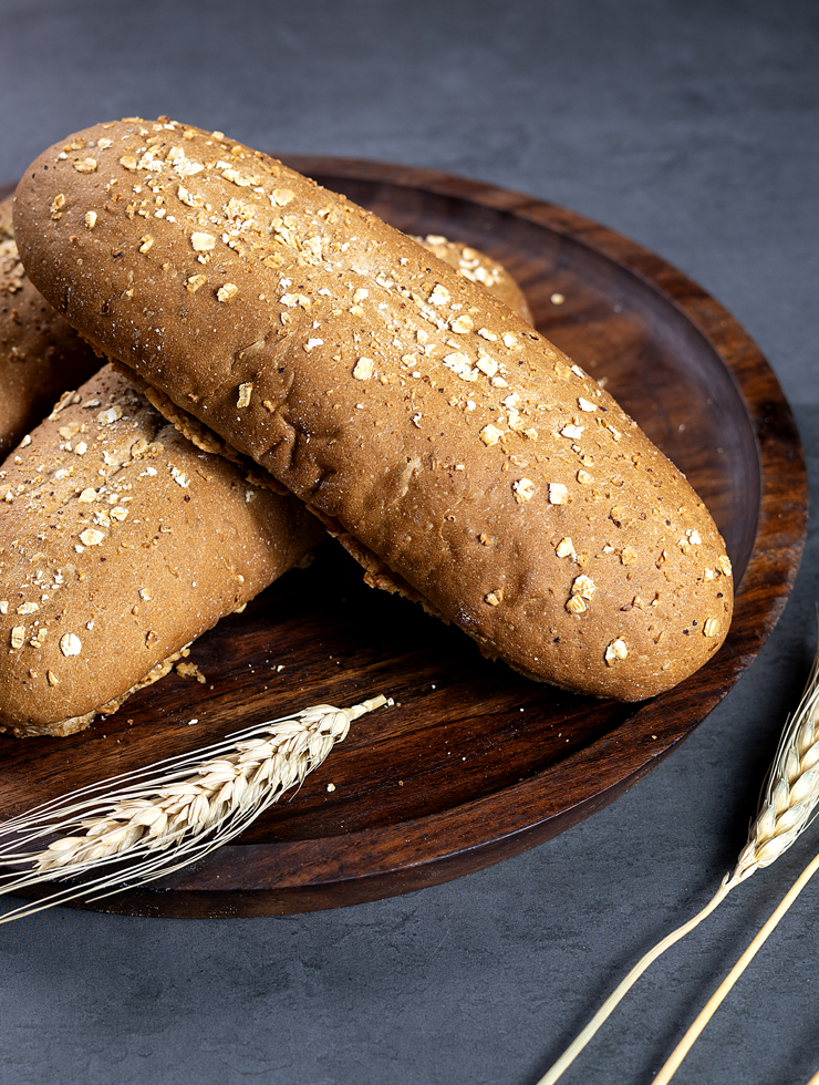 Honey-Oat-Whole-Wheat-Sub-Rolls-(oats)-100-gms