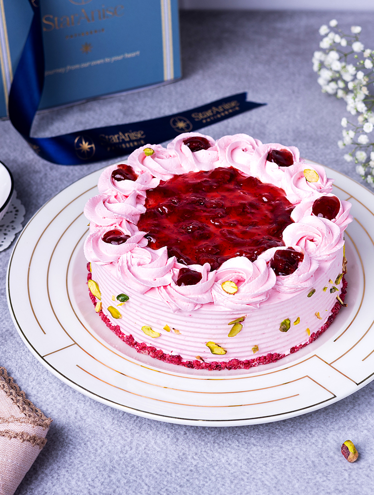 Strawberry Mousse Cake