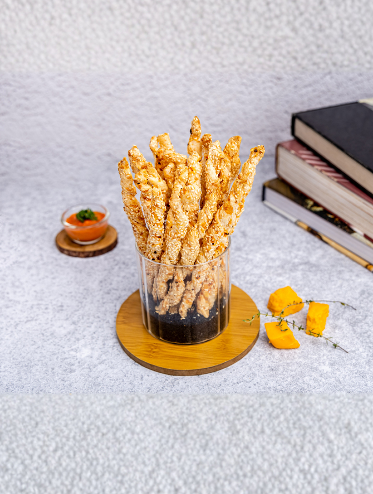 Sesame-Chilly-Cheese-Straws