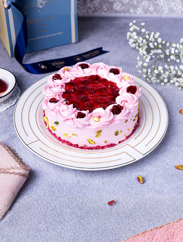 Strawberry Mousse Cake